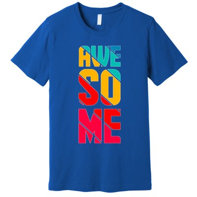 Awesome Broken Letters Premium T-Shirt