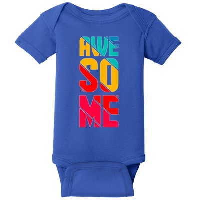 Awesome Broken Letters Baby Bodysuit