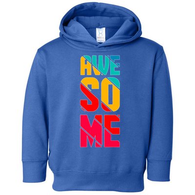 Awesome Broken Letters Toddler Hoodie