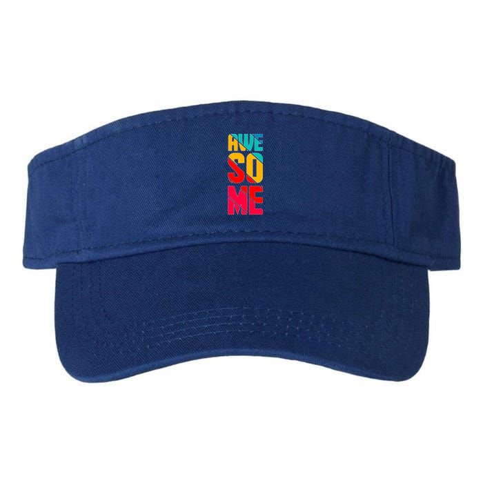 Awesome Broken Letters Valucap Bio-Washed Visor