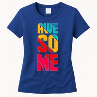 Awesome Broken Letters Womens T-Shirt