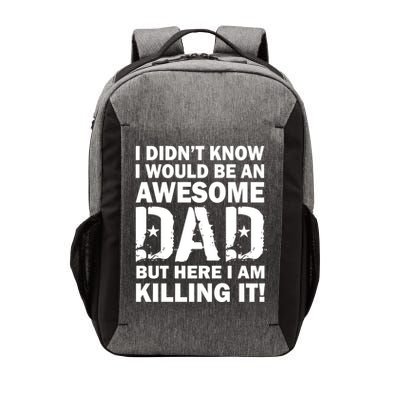 Awesome Dad Killing It! Vector Backpack
