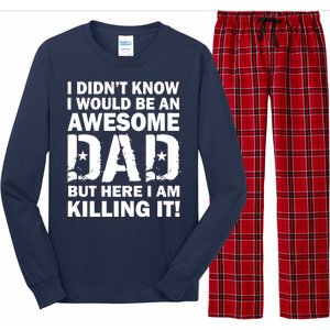 Awesome Dad Killing It! Long Sleeve Pajama Set