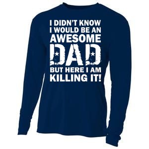 Awesome Dad Killing It! Cooling Performance Long Sleeve Crew