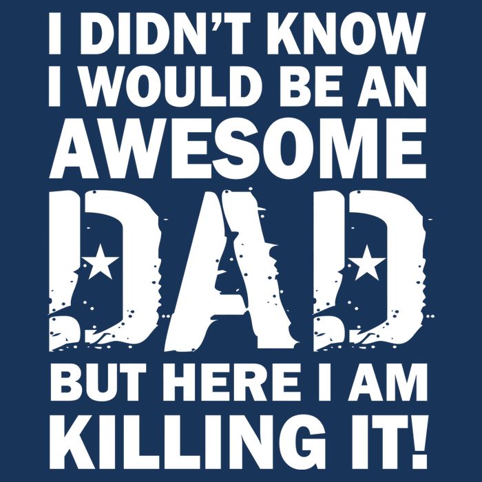 Awesome Dad Killing It! Women's V-Neck T-Shirt