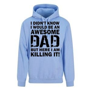 Awesome Dad Killing It! Unisex Surf Hoodie