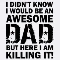 Awesome Dad Killing It! Garment-Dyed Sweatshirt