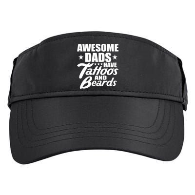 Awesome Dads Have Tattoos And Beards Adult Drive Performance Visor