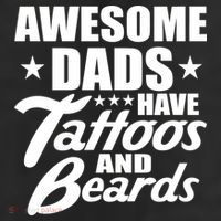 Awesome Dads Have Tattoos And Beards 11oz C Handle Ceramic Mug