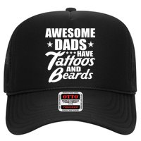 Awesome Dads Have Tattoos And Beards Hat