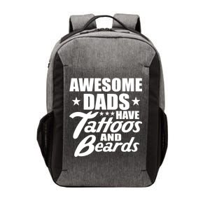 Awesome Dads Have Tattoos And Beards Vector Backpack