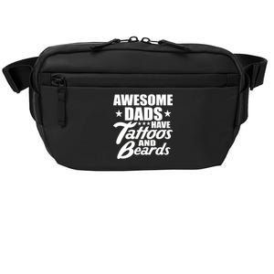 Awesome Dads Have Tattoos And Beards Crossbody Pack