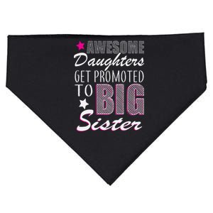 Awesome Daughter Promoted To Big Sister USA-Made Doggie Bandana