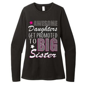 Awesome Daughter Promoted To Big Sister Womens CVC Long Sleeve Shirt