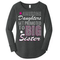 Awesome Daughter Promoted To Big Sister Women's Perfect Tri Tunic Long Sleeve Shirt