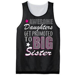 Awesome Daughter Promoted To Big Sister Mesh Reversible Basketball Jersey Tank