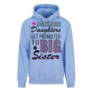 Awesome Daughter Promoted To Big Sister Unisex Surf Hoodie