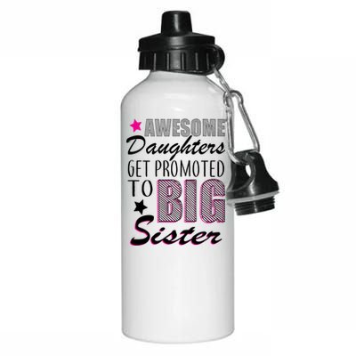 Awesome Daughter Promoted To Big Sister Aluminum Water Bottle 