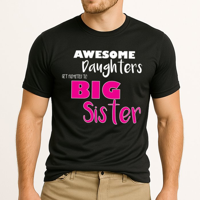 Awesome Daughters Get Promoted To Big Sister Cooling Performance Crew T-Shirt