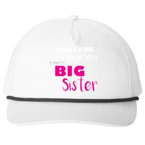 Awesome Daughters Get Promoted To Big Sister Snapback Five-Panel Rope Hat