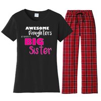 Awesome Daughters Get Promoted To Big Sister Women's Flannel Pajama Set