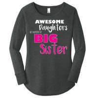 Awesome Daughters Get Promoted To Big Sister Women's Perfect Tri Tunic Long Sleeve Shirt