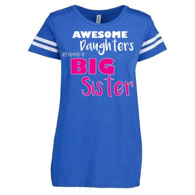 Awesome Daughters Get Promoted To Big Sister Enza Ladies Jersey Football T-Shirt