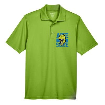 Awesome Dinosaur Cute Men's Origin Performance Piqué Polo