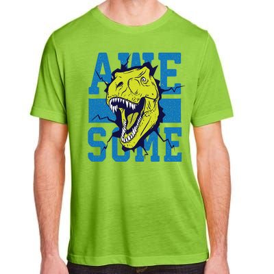 Awesome Dinosaur Cute Adult ChromaSoft Performance T-Shirt