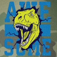 Awesome Dinosaur Cute Legacy Tie Dye Trucker Hat