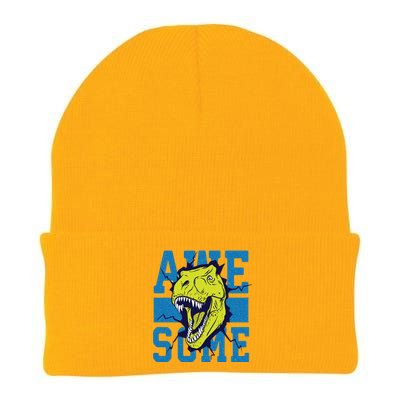 Awesome Dinosaur Cute Knit Cap Winter Beanie