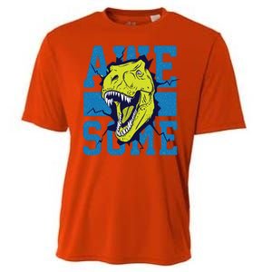 Awesome Dinosaur Cute Cooling Performance Crew T-Shirt