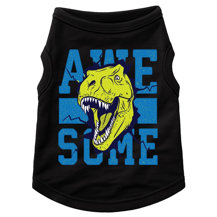 Awesome Dinosaur Cute Doggie Tank
