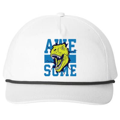 Awesome Dinosaur Cute Snapback Five-Panel Rope Hat