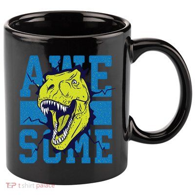Awesome Dinosaur Cute 11oz C Handle Ceramic Mug