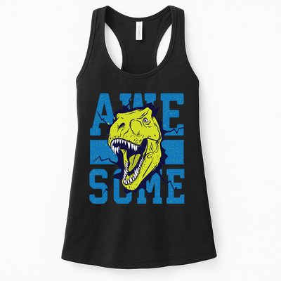 Awesome Dinosaur Cute Womens Tank Top