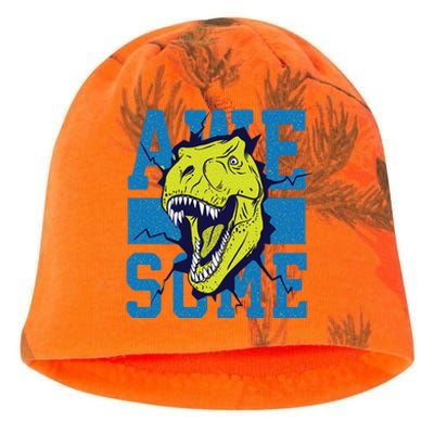 Awesome Dinosaur Cute Kati - Camo Knit Beanie