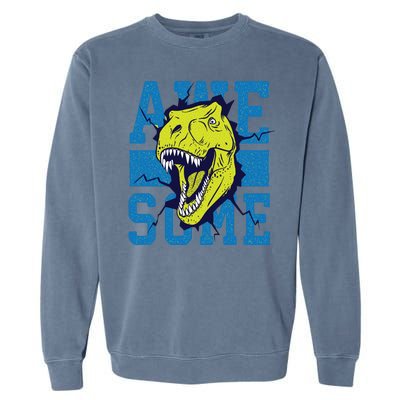 Awesome Dinosaur Cute Garment-Dyed Sweatshirt