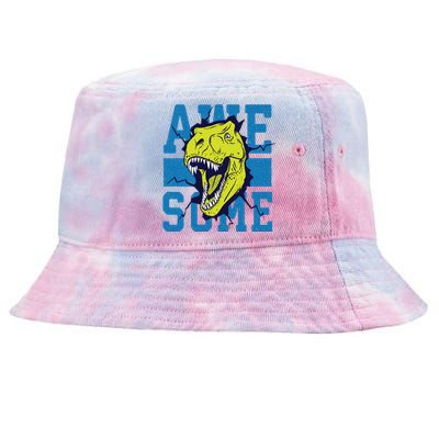 Awesome Dinosaur Cute Tie-Dyed Bucket Hat