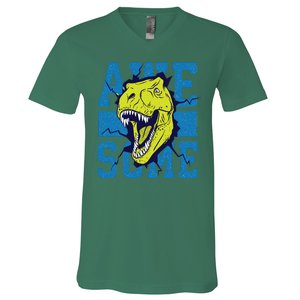 Awesome Dinosaur Cute V-Neck T-Shirt