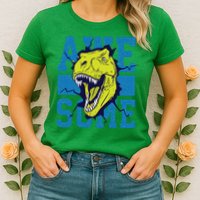 Awesome Dinosaur Cute Womens T-Shirt