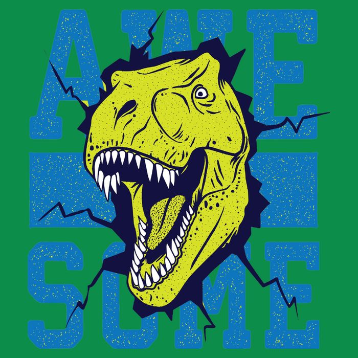 Awesome Dinosaur Cute Kids T-Shirt
