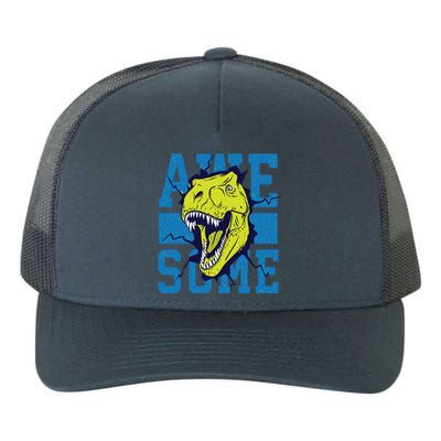 Awesome Dinosaur Cute Yupoong Adult 5-Panel Trucker Hat