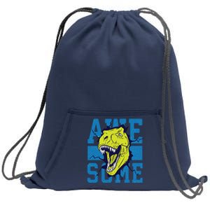 Awesome Dinosaur Cute Sweatshirt Cinch Pack Bag