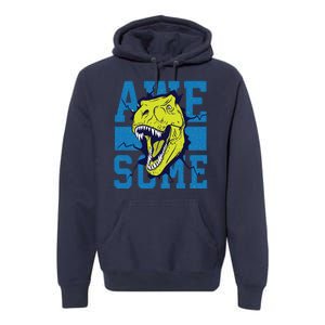 Awesome Dinosaur Cute Premium Hoodie