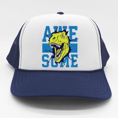 Awesome Dinosaur Cute Trucker Hat