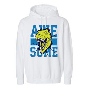 Awesome Dinosaur Cute Garment-Dyed Fleece Hoodie