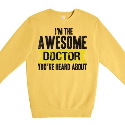 Awesome Doctor Premium Crewneck Sweatshirt