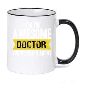 Awesome Doctor 11oz Black Color Changing Mug