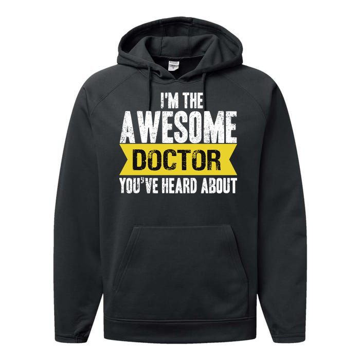 Awesome Doctor Performance Fleece Hoodie